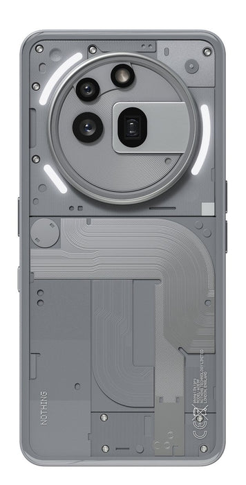 EAN 6974434224438 - Nothing Phone (3a) Pro 17,2 cm (6.77") SIM doble Android 15 5G USB Tipo C 12 GB 256 GB 5000 mAh Gris imagen 1