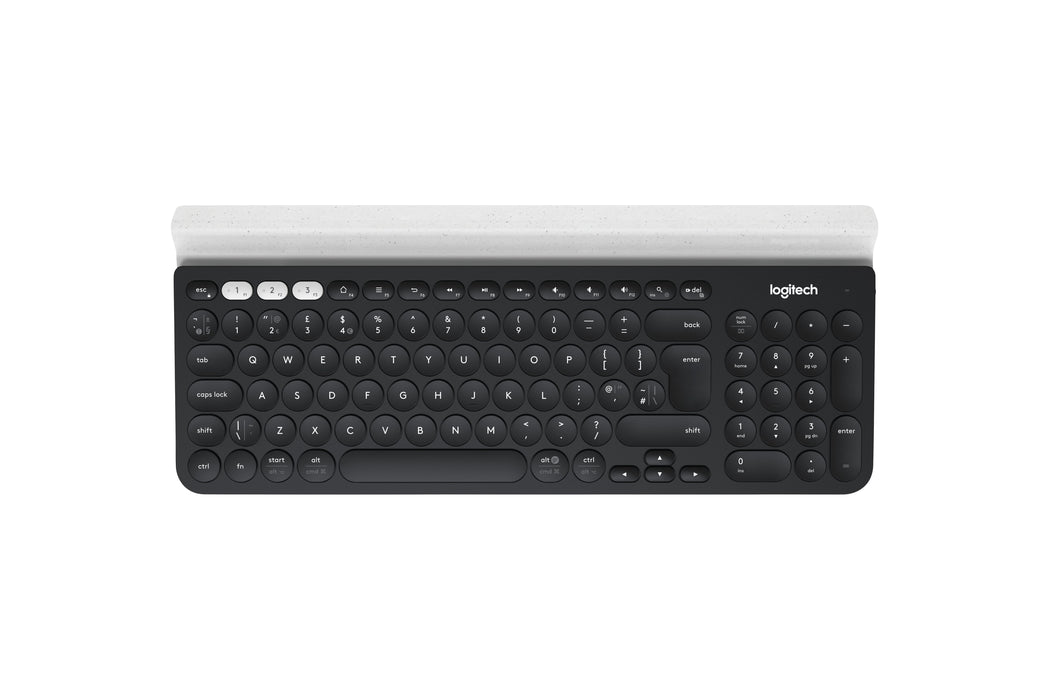 EAN 5099206064966 - Logitech 920-008036 teclado Universal RF Wireless + Bluetooth QWERTZ Suizo Gris, Blanco imagen 1