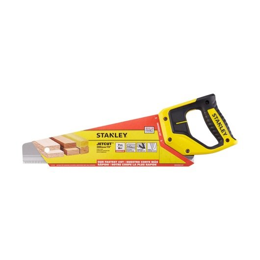 EAN 3253562152817 - Stanley 2-15-281 sierra 38 cm Negro, Acero inoxidable, Amarillo imagen 4