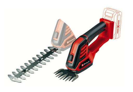 EAN 4006825652710 - Einhell GE-CG 18/100 tijera de césped inalámbrica 8 mm 18 V Ión de litio Negro, Rojo imagen 1