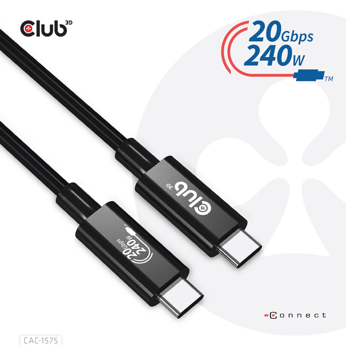 EAN 8719214472313 - CLUB3D CAC-1575 cable USB USB4 Gen 2x2 2 m USB C Negro imagen 8