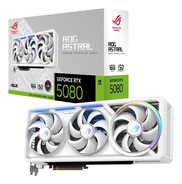 EAN 4711636112062 - ASUS ROG Astral - -RTX5080-16G-WHITE NVIDIA GeForce RTX 5080 16 GB GDDR7 imagen 9
