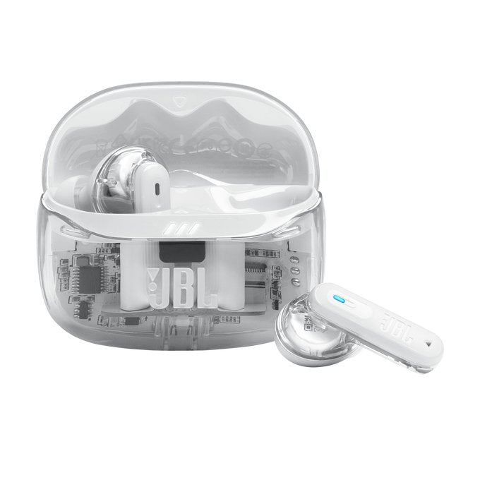 EAN 1200130016516 - JBL Tune Beam 2 Ghost Edition Auriculares Inalámbrico Dentro de oído Música/uso diario Bluetooth Blanco imagen 2