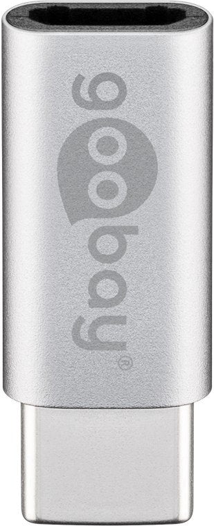 EAN 4040849566363 - Goobay 56636 cambiador de género para cable USB-C USB 2.0 Micro-B Plata imagen 1