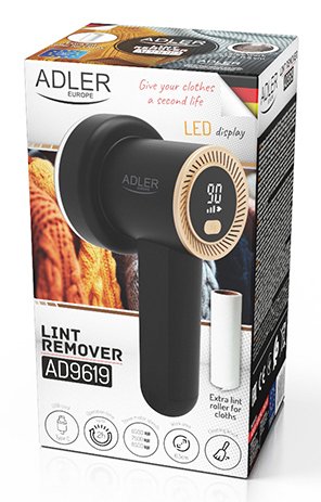 EAN 5905575902320 - Adler AD 9619 rasuradora de pelusa Negro, Oro Acero inoxidable imagen 14