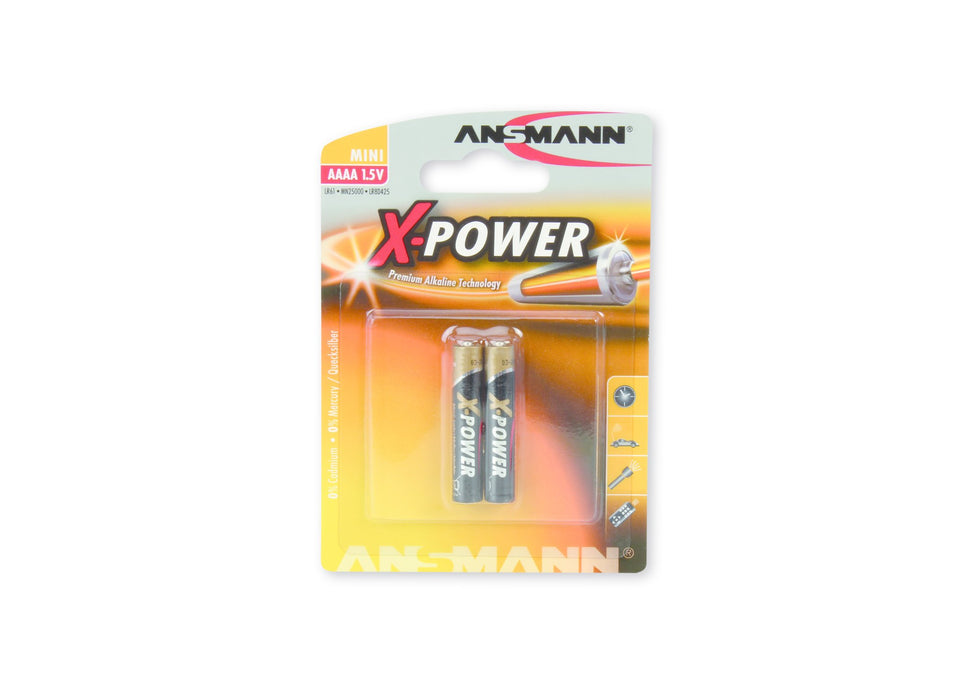 EAN 4013674021314 - Ansmann X-Power AAAA, 1x 2 Batería de un solo uso Alcalino imagen 1
