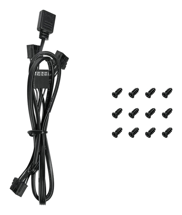 EAN 6933412711087 - DeepCool FL12-3 in 1 Carcasa del ordenador Ventilador 12 cm Negro 3 pieza(s) imagen 7