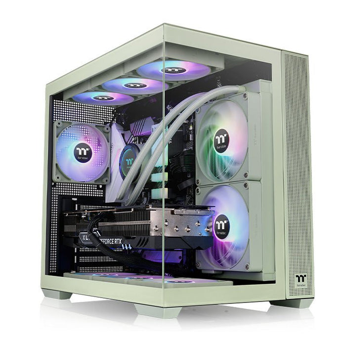 EAN 4711475645318 - Thermaltake View 380 TG ARGB Matcha Green Midi Tower Verde imagen 2