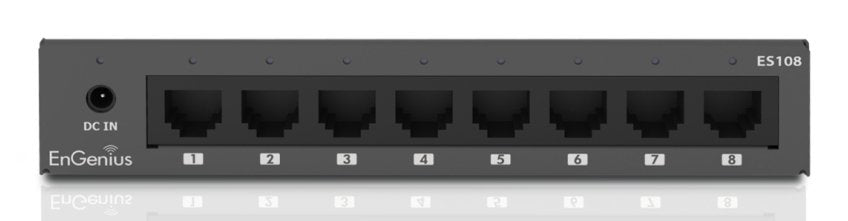 EAN 4711488350254 - EnGenius ES108 switch No administrado Gigabit Ethernet (10/100/1000) Negro imagen 2