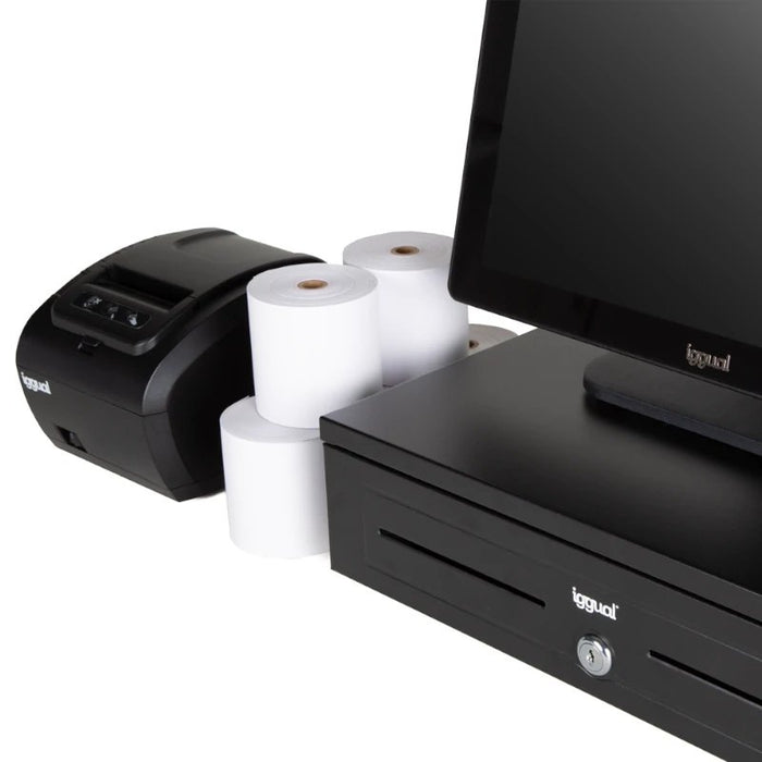 EAN 2520022418037 - iggual IGG319628pack N100 Todo-en-Uno 43,2 cm (17") 1280 x 1024 Pixeles Pantalla táctil Negro imagen 2