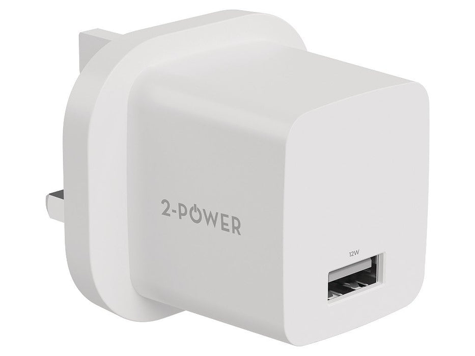 EAN 5056304398195 - 2-Power 2PWC12W01-UK cargador de dispositivo móvil Blanco imagen 1