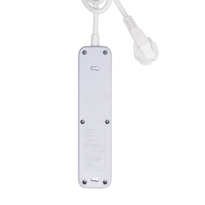 EAN 5901986047827 - Savio Surge Protective 3-socket power strip 1.5m white LZ-07 3 salidas AC Tipo F 1,5 m Blanco imagen 8