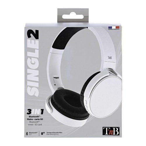 EAN 3303170113141 - T'nB SINGLE 2 Auriculares Inalámbrico y alámbrico Diadema Llamadas/Música Bluetooth Gris imagen 6