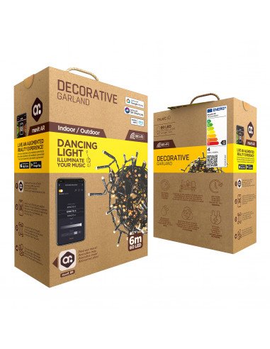 EAN 8426801164321 - Muvit MIOGAR001 iluminación decorativa Cadena de luces decorativa 60 bombilla(s) 3,6 W G imagen 6