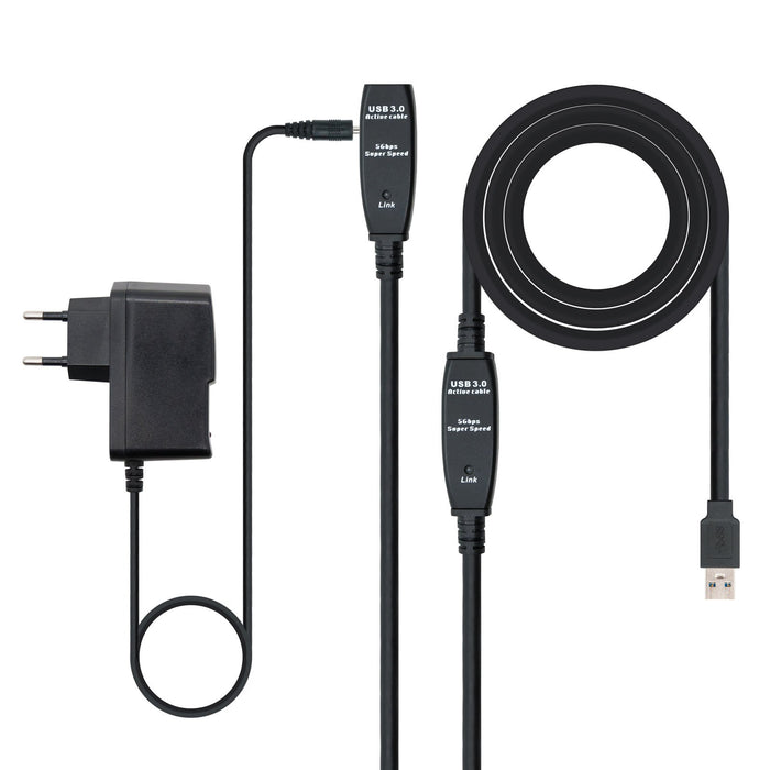 EAN 8433281008243 - Nanocable 10.01.0312 cable USB USB 3.2 Gen 1 (3.1 Gen 1) USB A Negro imagen 5