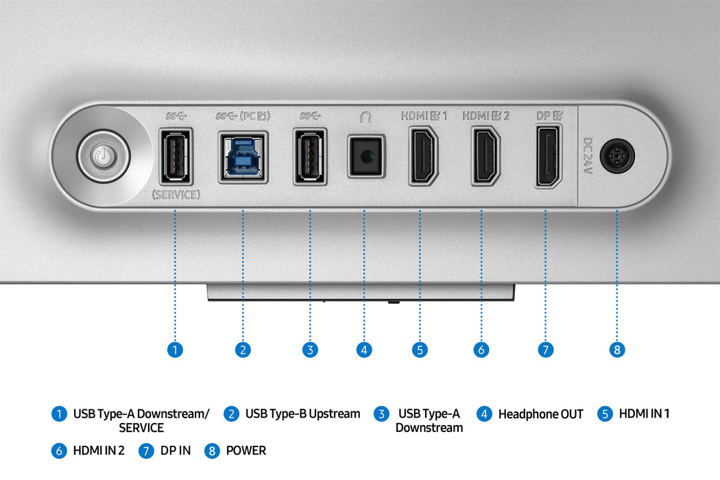 EAN 8806095968841 - Samsung G81SF pantalla para PC 81,3 cm (32") 3840 x 2160 Pixeles 4K Ultra HD OLED Plata imagen 17