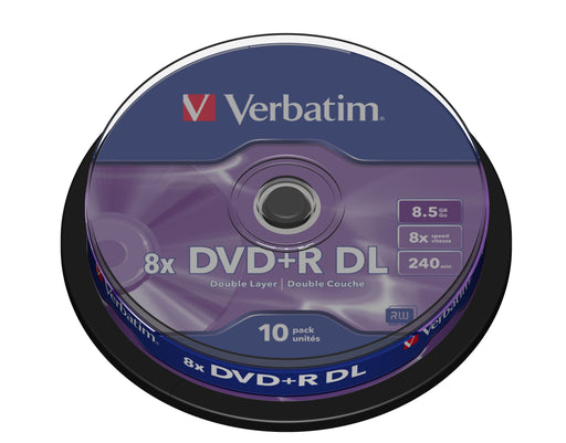 EAN 0023942436669 - Verbatim 43666 DVD en blanco 8,5 GB DVD+R DL 10 pieza(s) imagen 1