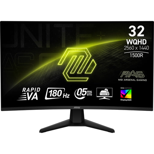 EAN 4711377195430 - MSI MAG 32CQ6F pantalla para PC 80 cm (31.5") 2560 x 1440 Pixeles Wide Quad HD Negro imagen 1