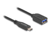 EAN 4043619605682 - DeLOCK 60568 cable USB USB 3.2 Gen 2 (3.1 Gen 2) 0,5 m USB C USB A Negro imagen 1