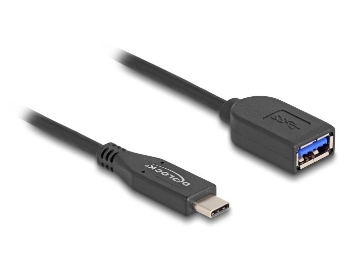 EAN 4043619605682 - DeLOCK 60568 cable USB USB 3.2 Gen 2 (3.1 Gen 2) 0,5 m USB C USB A Negro imagen 1
