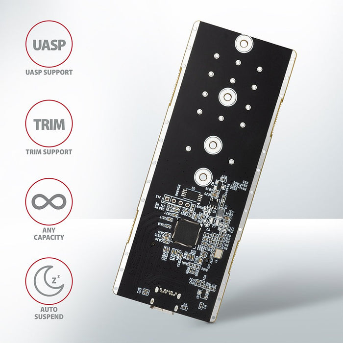 EAN 8595247906151 - Axagon EM2-GTR Caja externa para unidad de estado sólido (SSD) Negro M.2 imagen 7