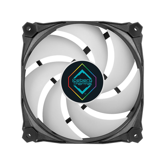 EAN 1230000071932 - Iceberg Thermal IceGALE Lightning ARGB Carcasa del ordenador Ventilador 12 cm Negro 3 pieza(s) imagen 2