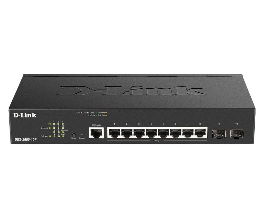 EAN 0790069450105 - D-Link DGS-2000-10P switch Gestionado L2/L3 Gigabit Ethernet (10/100/1000) Energía sobre Ethernet (PoE) 1 imagen 1