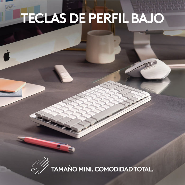 EAN 5099206103306 - Logitech 920-010799 teclado Oficina Bluetooth QWERTY Internacional de EE.UU. Gris, Blanco imagen 5
