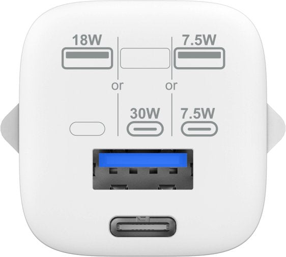 EAN 1179416800005 - Vision TC-PUSBEU/30 cargador de dispositivo móvil Portátil, Smartphone, Tableta Blanco Corriente alterna  imagen 3