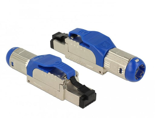 EAN 4043619864874 - DeLOCK 86487 conector RJ-45 Azul, Plata imagen 1