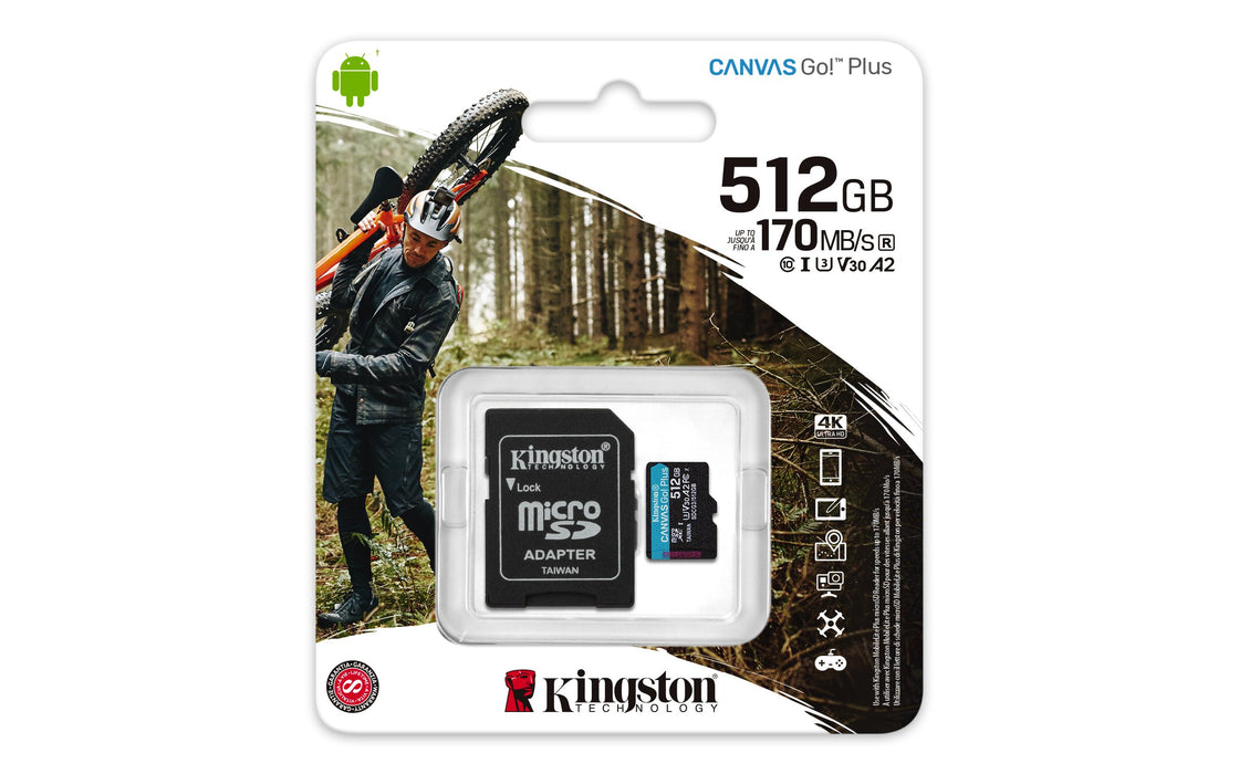 EAN 0740617301328 - Kingston Technology Canvas Go! Plus MicroSD UHS-I Clase 10 imagen 5