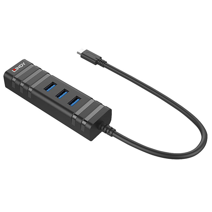 EAN 4002888432498 - Lindy 43249 hub de interfaz USB 3.2 Gen 1 (3.1 Gen 1) Type-C 5000 Mbit/s Negro imagen 3