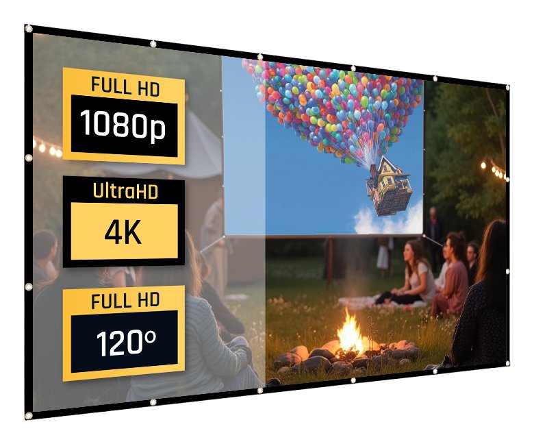 EAN 2528112316195 - iggual MP720p + ECO-COST 100" 120 lúmenes ANSI 720p (1280x720) Blanco imagen 5