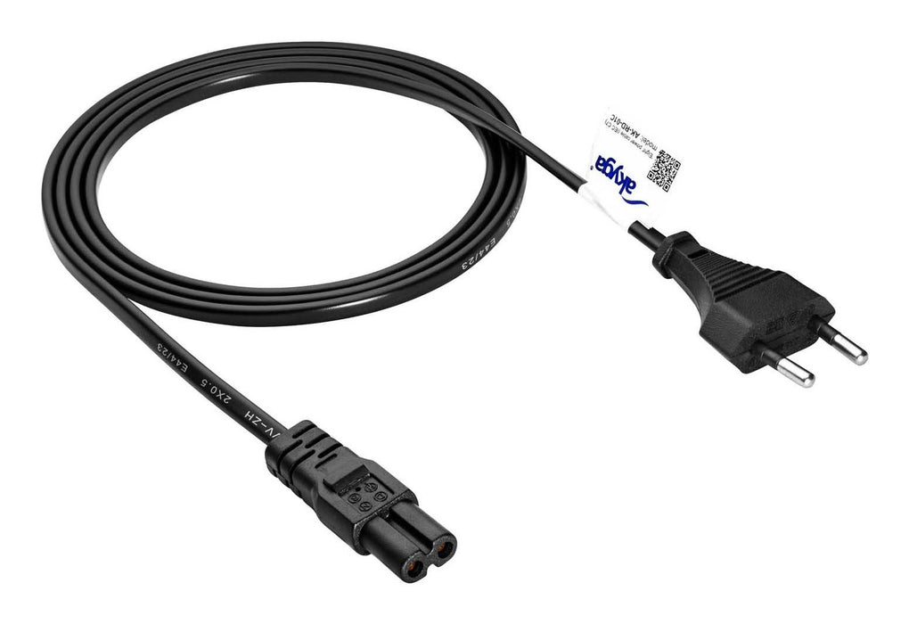 EAN 5901720139504 - Akyga AK-RD-01C cable de transmisión Negro 1,5 m CEE7/16 IEC C7 imagen 1