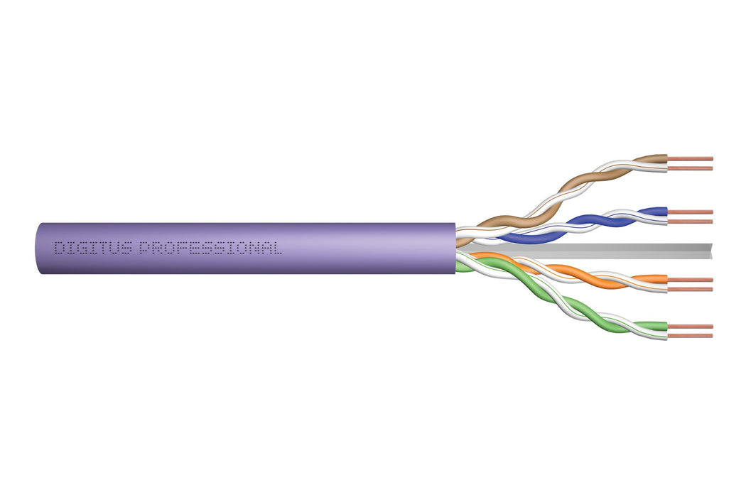 EAN 4016032343653 - Digitus DK-1613-VH-1 cable de red Violeta 100 m Cat6 U/UTP (UTP) imagen 1
