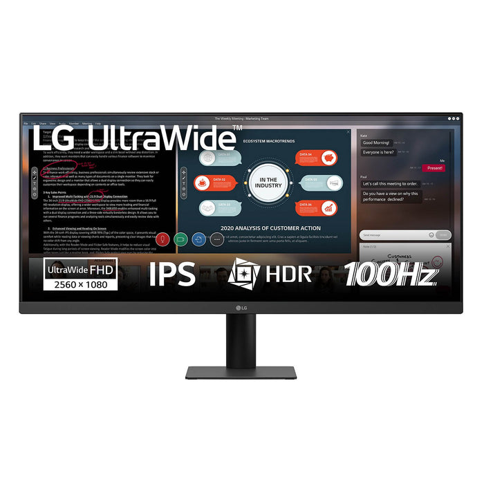 EAN 8806096534601 - LG 29U511A-B pantalla para PC 73,7 cm (29") 2560 x 1080 Pixeles WFHD LCD Negro imagen 1