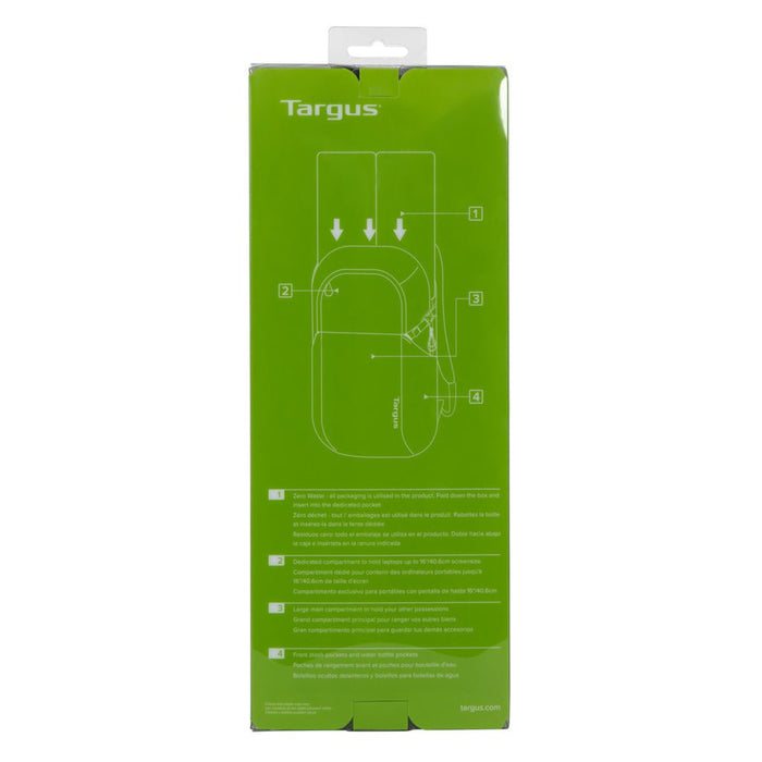 EAN 0092636362645 - Targus Zero Waste mochila Mochila informal Negro Plástico reciclado imagen 22