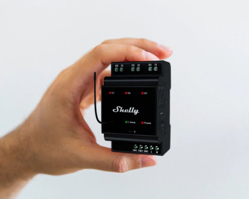 EAN 3800235269336 - Shelly Wave PRO 3 alimentación del relé Negro imagen 3