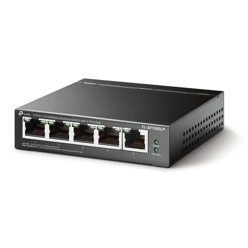 EAN 6935364052782 - TP-Link TL-SF1005LP switch No administrado Fast Ethernet (10/100) Energía sobre Ethernet (PoE) Negro imagen 2