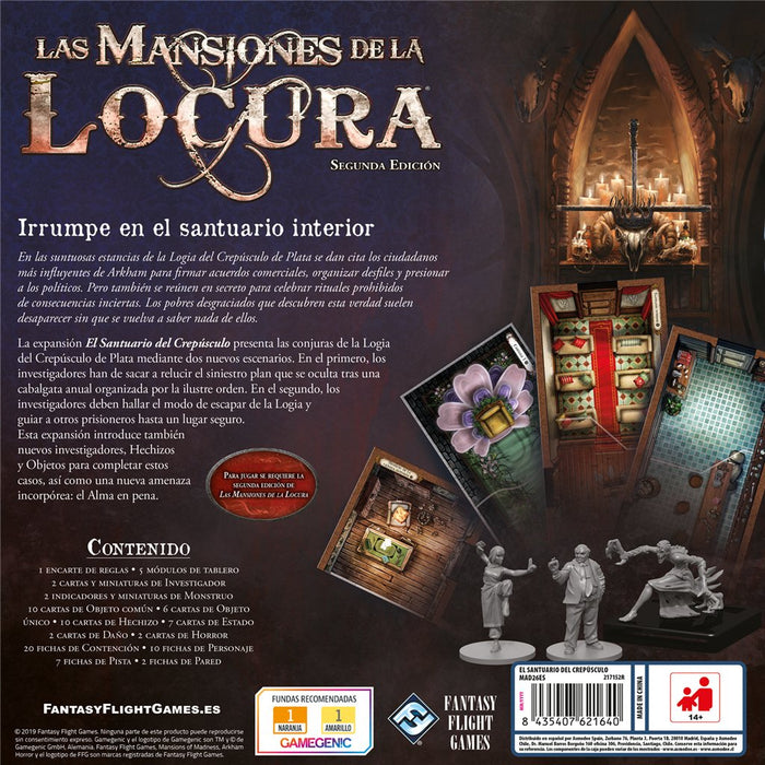 EAN 8435407621640 - Asmodee MAD26ES juego de tablero El Santuario del Crepúsculo Juego De Cartas Escape imagen 3