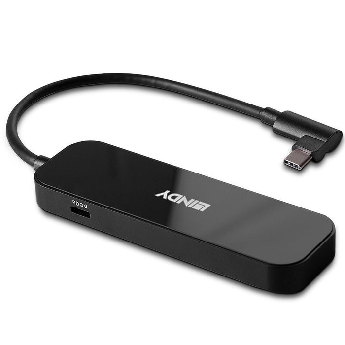 EAN 4002888433341 - Lindy 43334 hub de interfaz USB 3.2 Gen 2 (3.1 Gen 2) Type-C 10000 Mbit/s Negro imagen 2