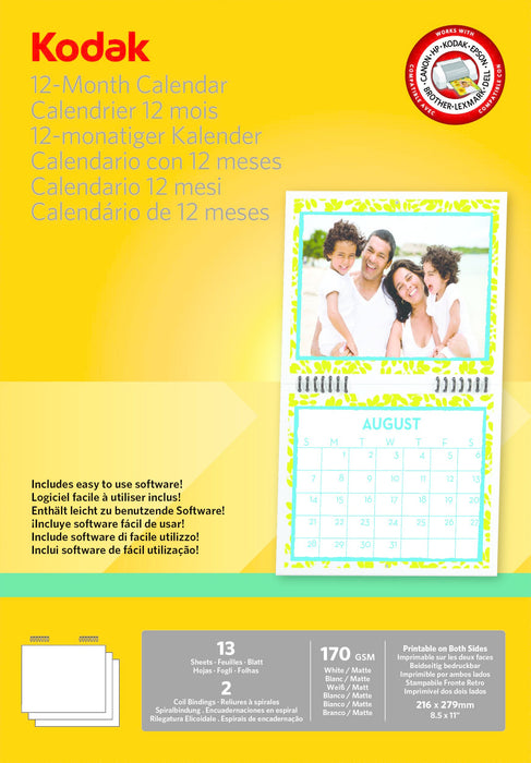 EAN 6932357400162 - Kodak 5740-016 papel para impresora de inyección de tinta Mate Amarillo imagen 1
