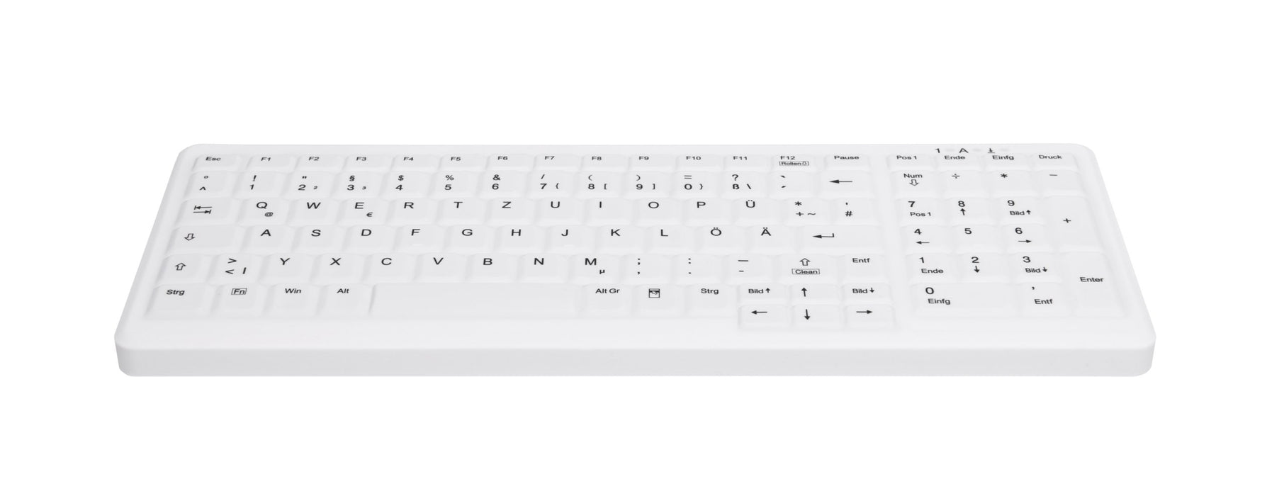EAN 4025112098246 - CHERRY AK-C7000 teclado Médico USB QWERTZ Alemán Blanco imagen 3