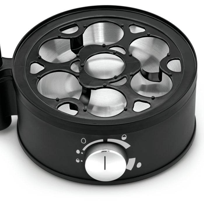 EAN 4211129116299 - WMF Stelio 0415070011 7 huevos 380 W Negro, Cromo imagen 3