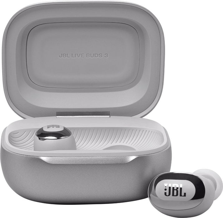EAN 1200130012815 - JBL Live Buds 3 Auriculares Inalámbrico Dentro de oído Llamadas/Música/Deporte/Uso diario Bluetooth Plata imagen 2