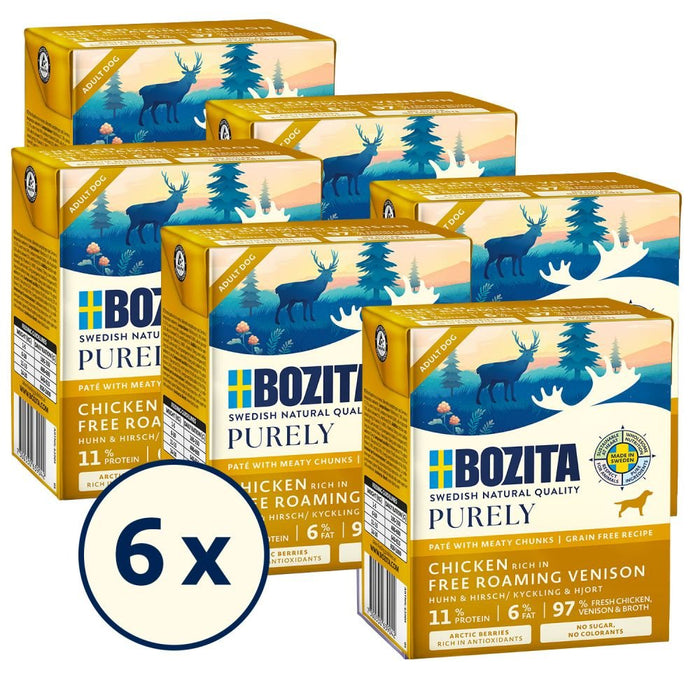 EAN 7300330639042 - Bozita 9118250 alimento húmedo para perros Pollo, Carne de venado Adulto 370 g imagen 2