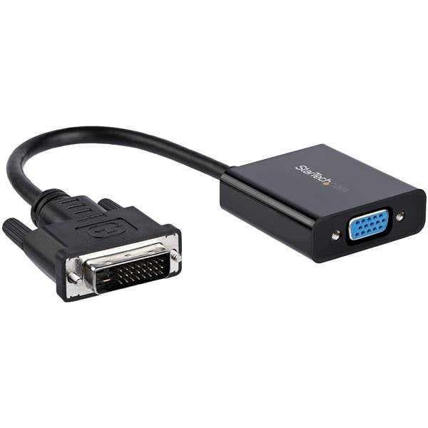 EAN 0065030850834 - StarTech.com DVI2VGAE adaptador de cable de vídeo 0,19 m Negro imagen 1