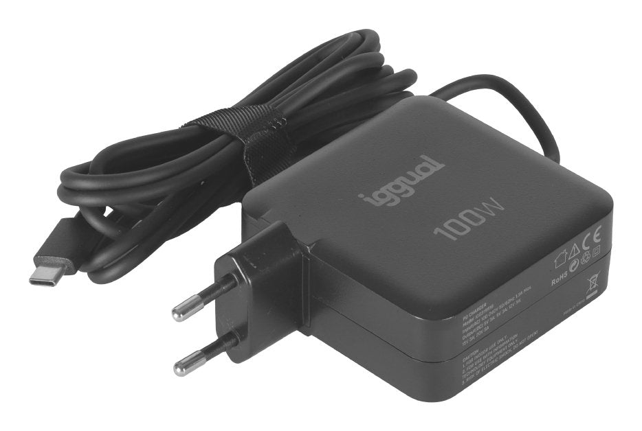 EAN 8435364319918 - iggual PD 100W Universal Negro Corriente alterna Carga rápida Interior imagen 2