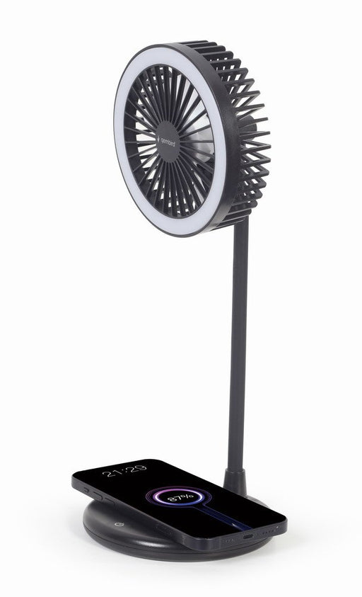 EAN 8716309123716 - Gembird TA-WPC10-LEDFAN-01 ventilador Negro imagen 2
