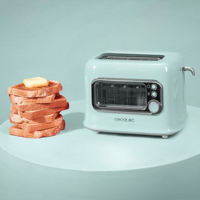 EAN 8435484080392 - Cecotec RetroVision Blue 5 2 rebanada(s) 700 W Azul claro, Acero inoxidable imagen 5